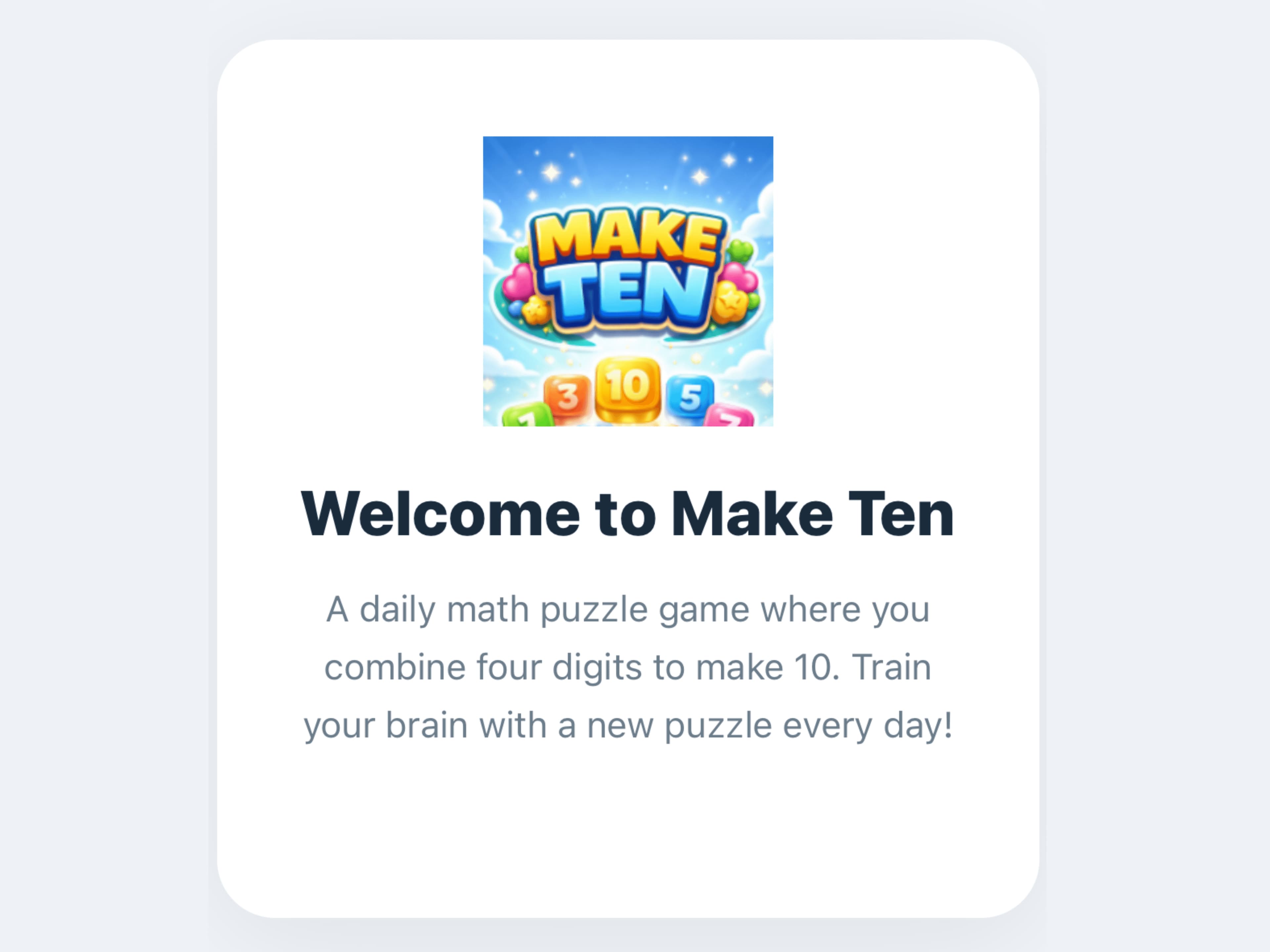 Make Ten screenshot 2